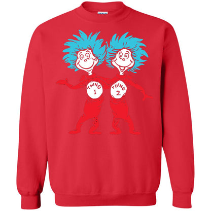 Dr. Seuss Thing 1 Thing 2 Buddies T-shirt Red