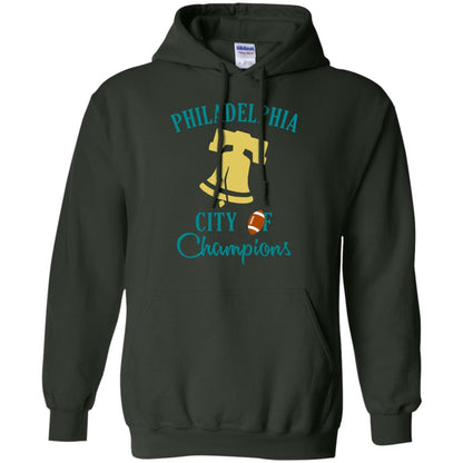 Football Lover T-shirt Philadelphia City Of Champion Forest Green