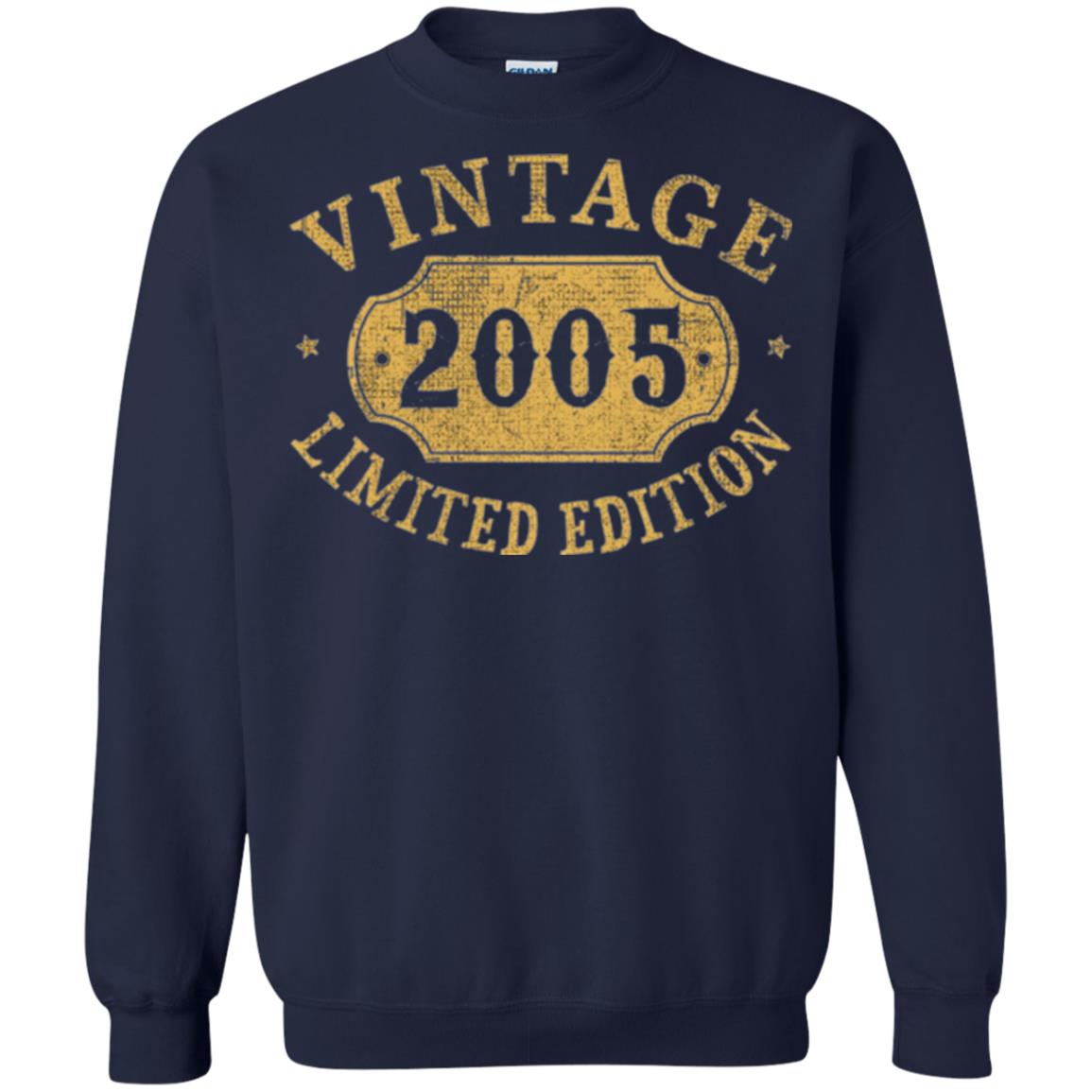 Brithday T-shirt Vintage 2005 Limited Edition Navy