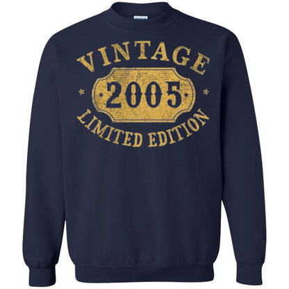 Brithday T-shirt Vintage 2005 Limited Edition Navy