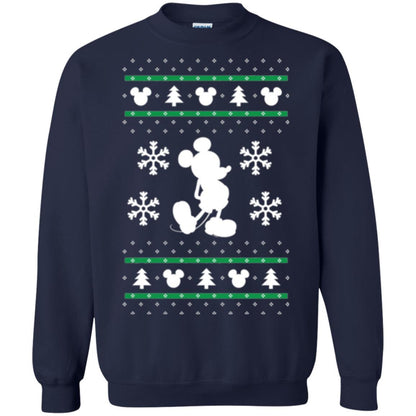 Christmas T-shirt Mickey Mouse Navy