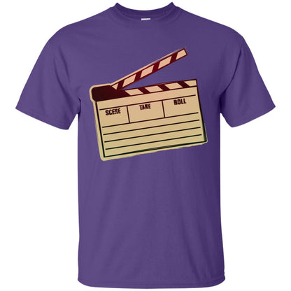 Movie Clapper Filmmaker Film Student Shirt Purple