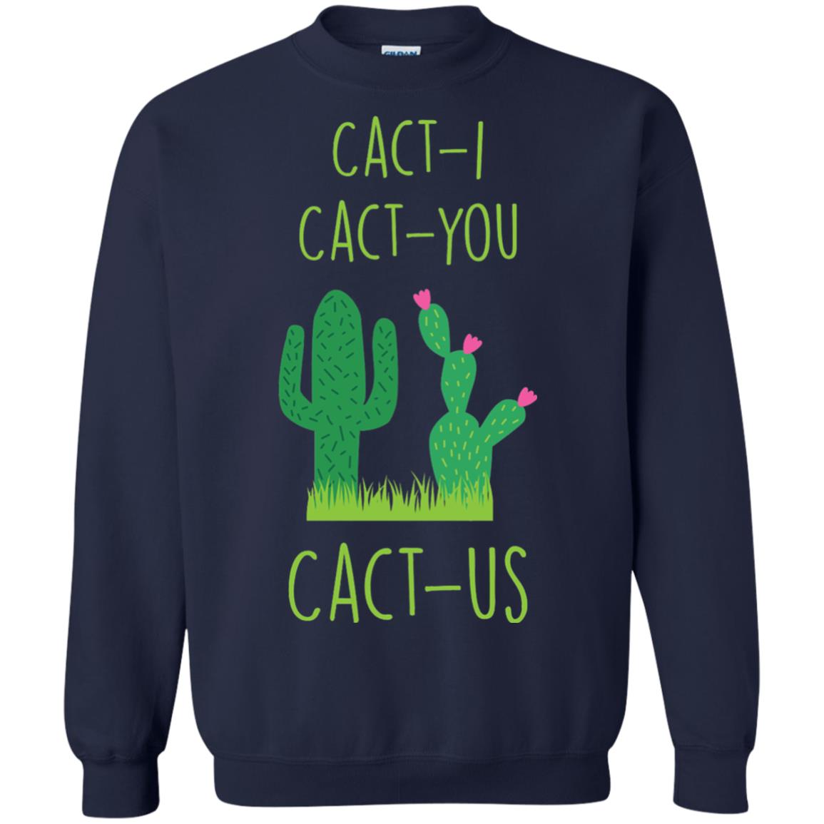 Funny Cactus Shirt Cact-i Cact-us Spring Desert Cactus Navy