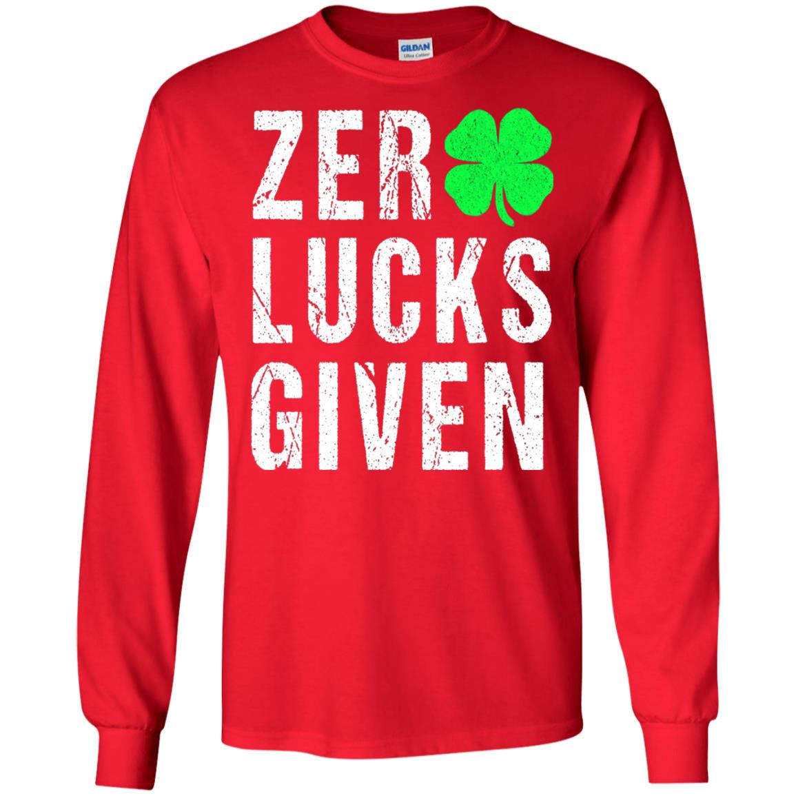 Shamrock Irish Funny Saint Patrick_s Day T-shirt Red