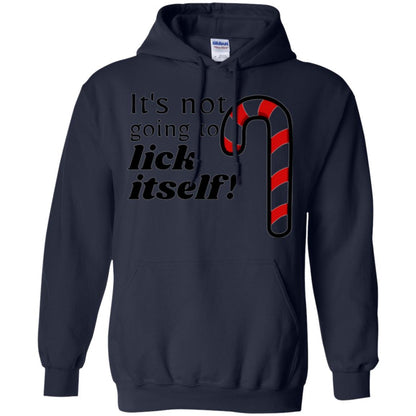 Christmas T-shirt It_s Not Going To Lick Itself Navy