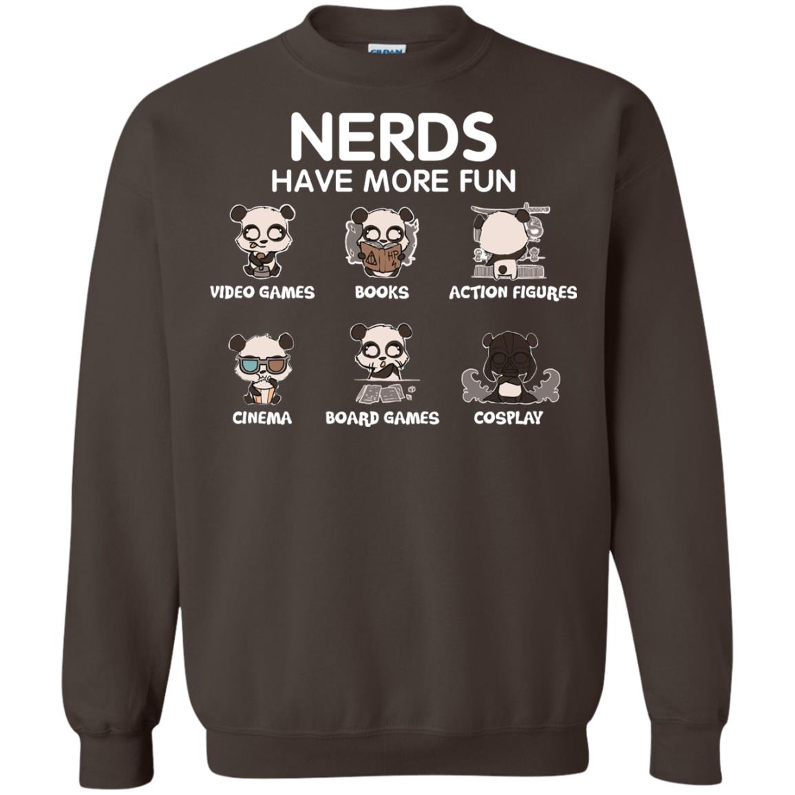 Nerds Have More Fun Video Games Books Action Figures Shirts Dark Chocolate