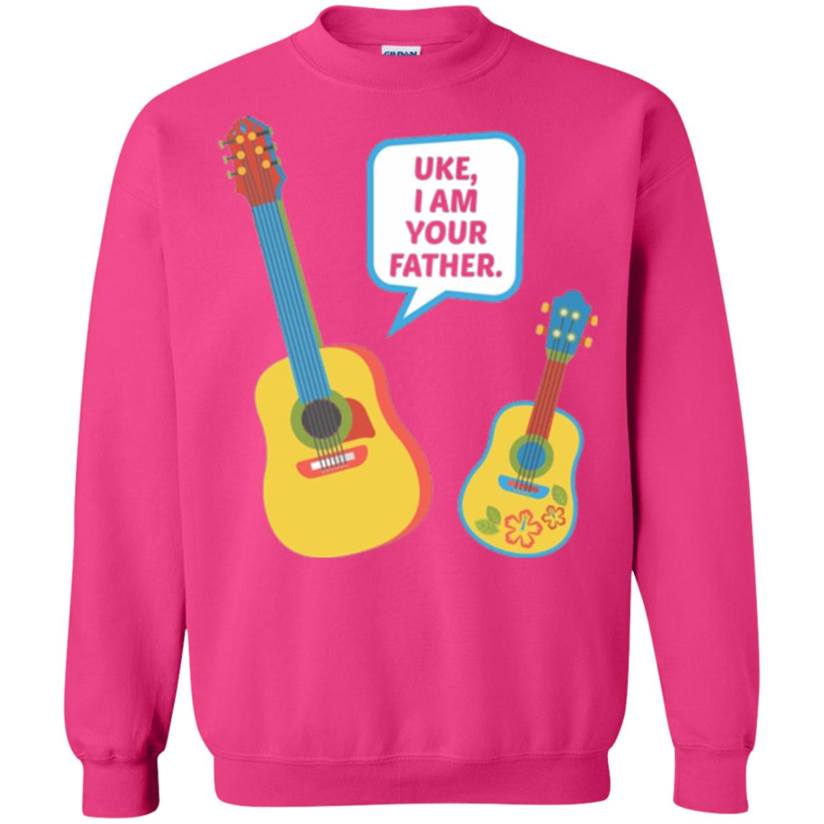 Ukulele Lovers T-shirt Uke I Am Your Father Heliconia