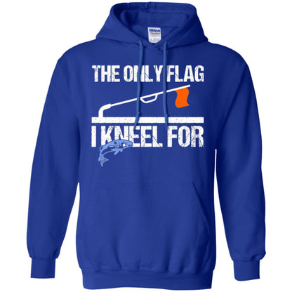 Fishing Lovers T-shirt The Only Flag I Kneel For Royal