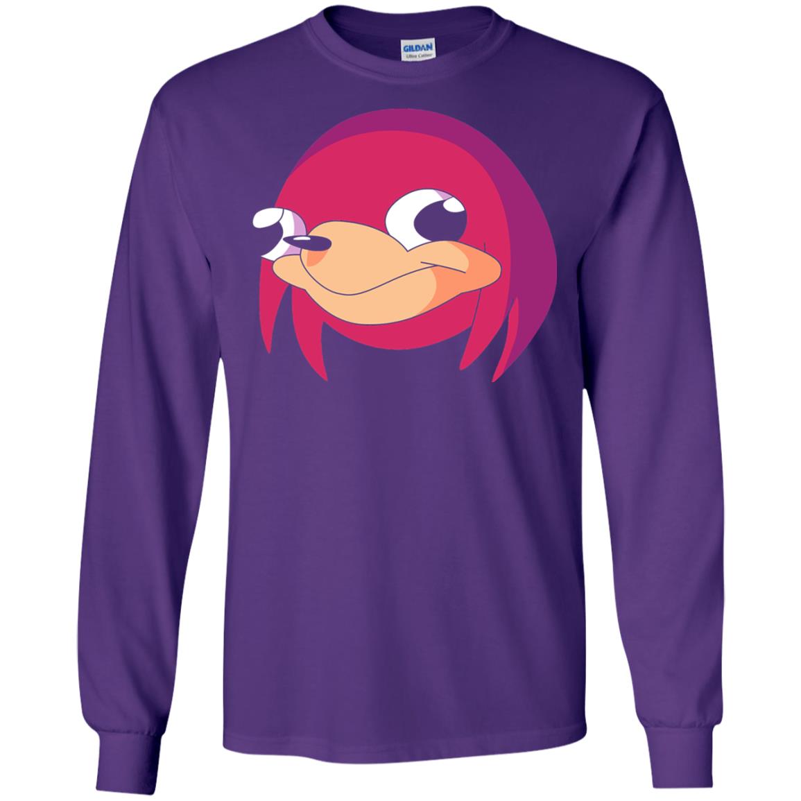 Cartoon T-shirt Ugandan Warrior Tribe Meme Purple
