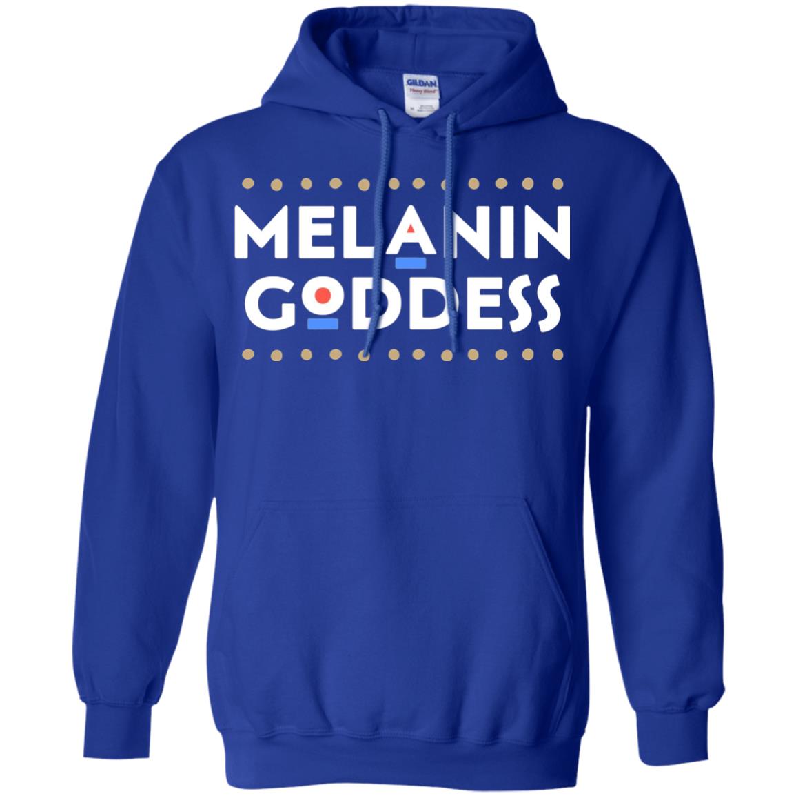 Melanin Goddess African T-shirt Black Girl Poppin_ Royal