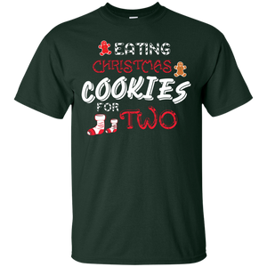 Christmas T-shirt Eating Christmas Cookies For Two