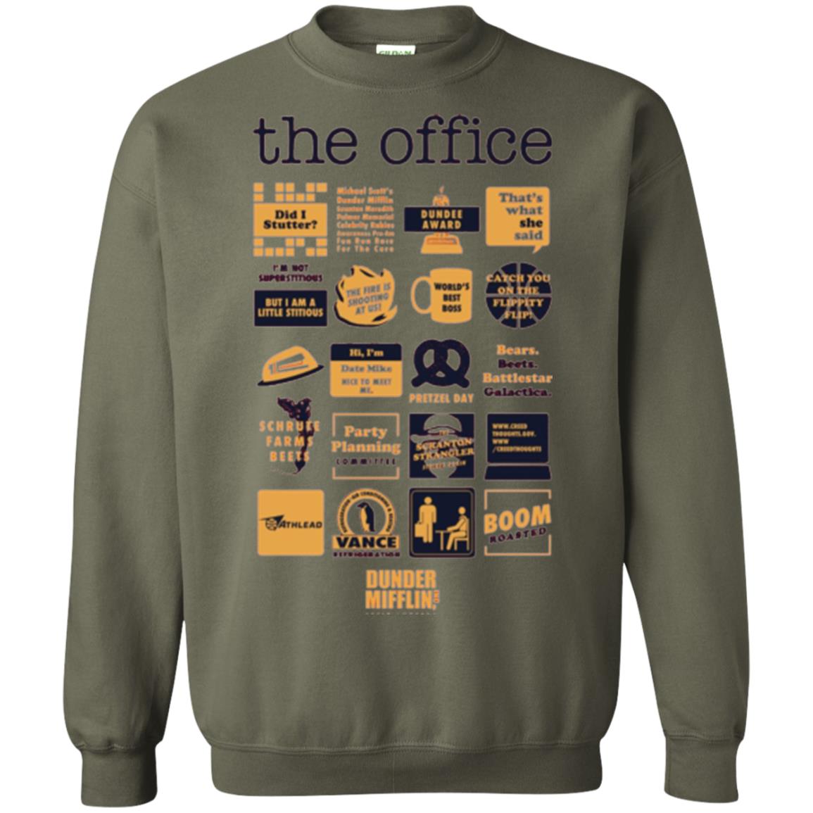 The Office T-shirt Military Green