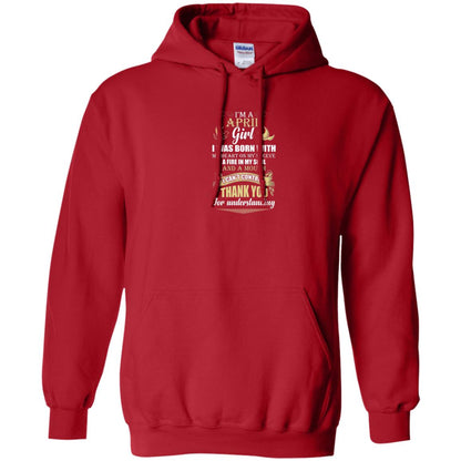 April Birthday Shirt Im A April Girl I Was Born With My Heart Red