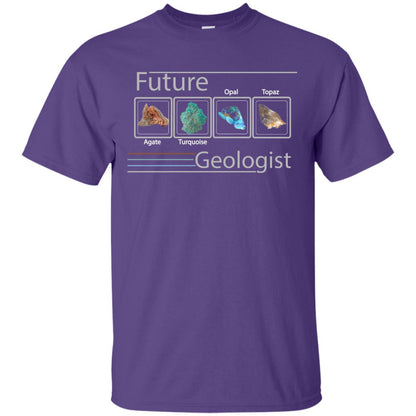 Science T-shirt Future Geologist Purple
