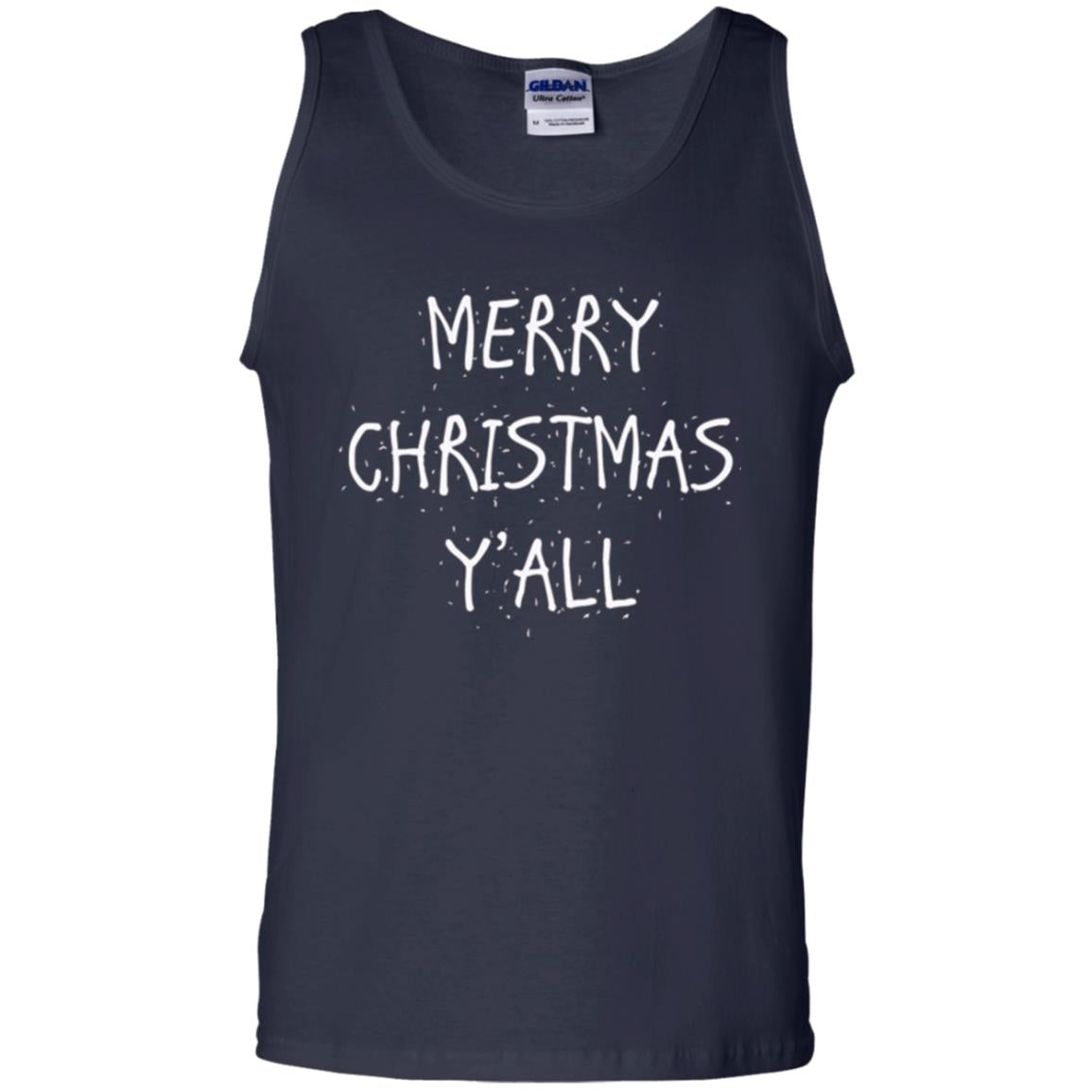 Christmas T-shirt Merry Christmas Y_all Navy
