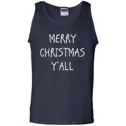 Christmas T-shirt Merry Christmas Y_all Navy