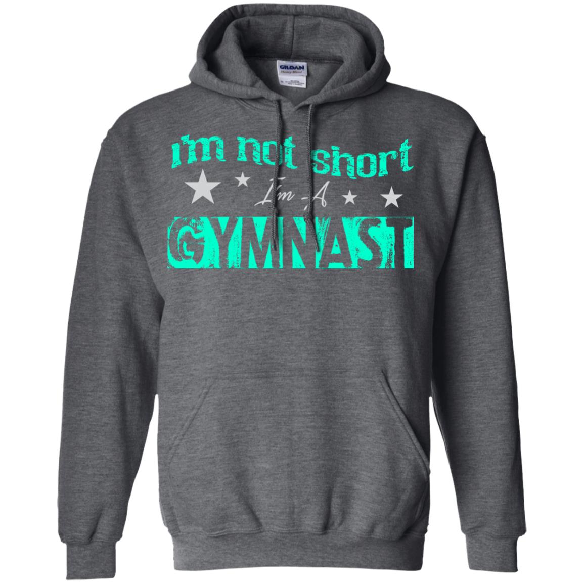 Gymnast T-shirt I_m Not Short I_m A Gymnast Dark Heather