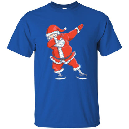 Christmas T-shirt Dabbing Santa Claus T-shirt Royal