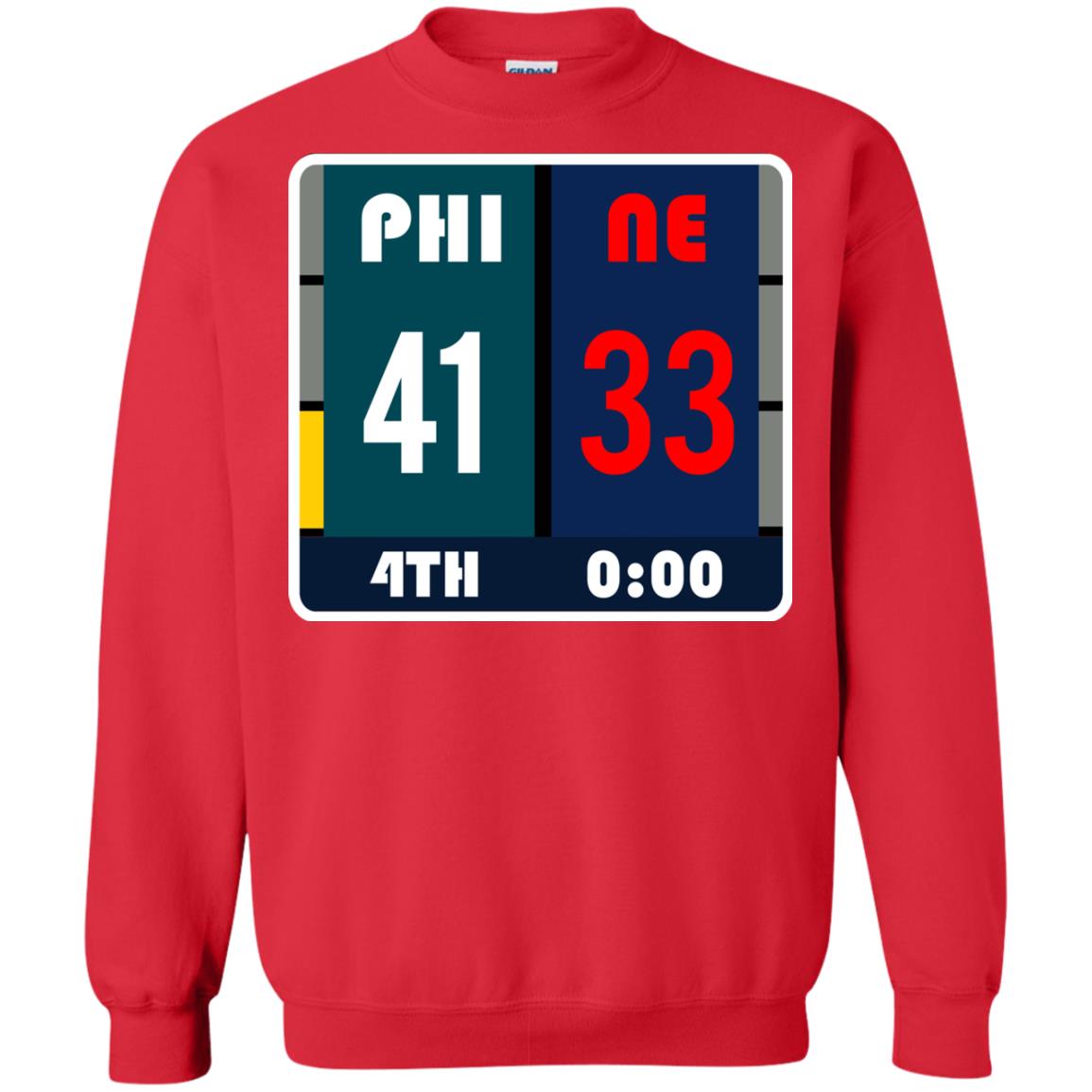 Football Philadelphia T-shirt Eagles Vs New England Red