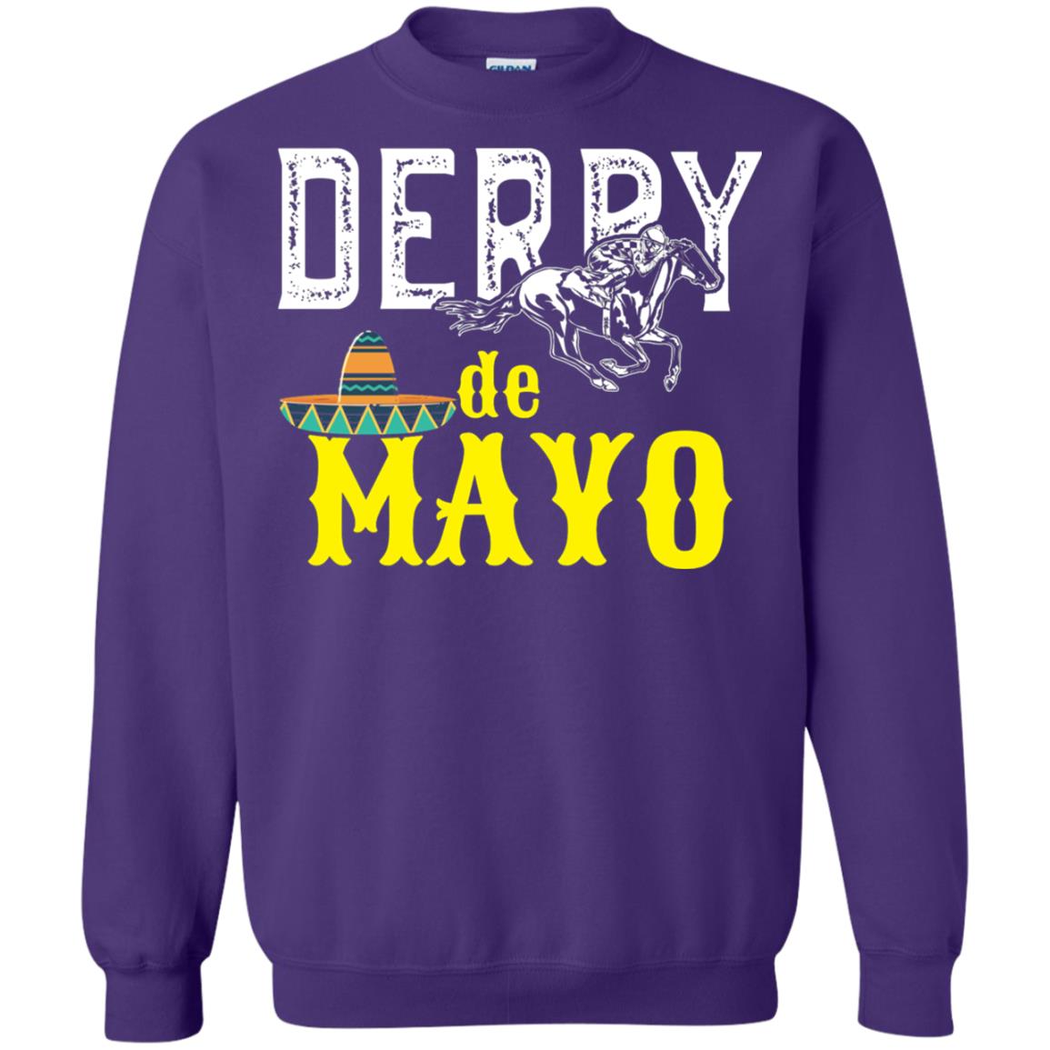 Cinco Derby De Mayo Horse Race Shirt Purple