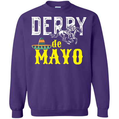 Cinco Derby De Mayo Horse Race Shirt Purple
