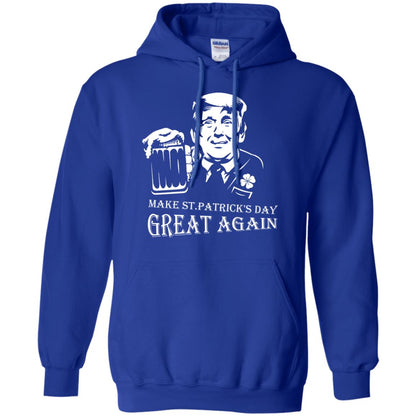 Anti Trump T-shirt Make St.patrick's Day Great Again With American President Royal