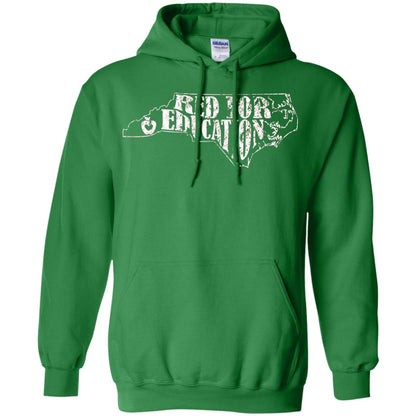 Distressed North Carolina Nc Red For Educator Shirt Irish Green