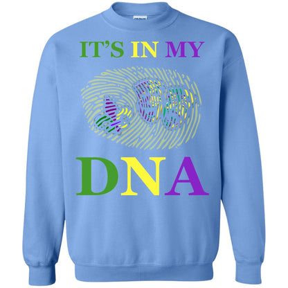 Mardi Gras T-shirt It's In My Dna Carolina Blue