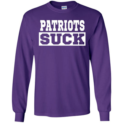 Patriots Suck T-shirt I Hate Patriots Purple