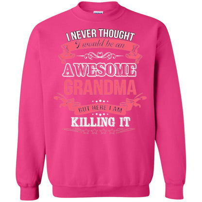 Nana T-shirt I Never Thought I Would Be An Awesome Grandma Heliconia