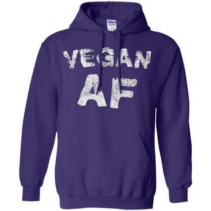 Vegetarian T-shirt Vintage Vegan Af T-shirt Purple