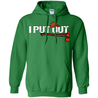 I Put Out Firefighter Gift Shirt For Mens Irish Green