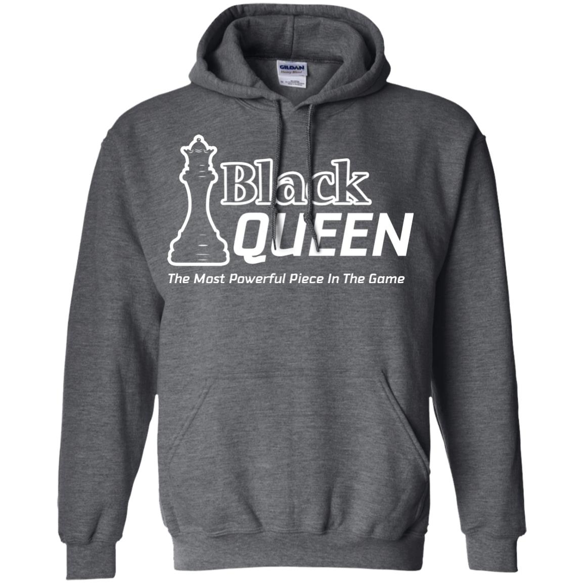 Black Queen Proud Black Woman African American T-shirt Dark Heather