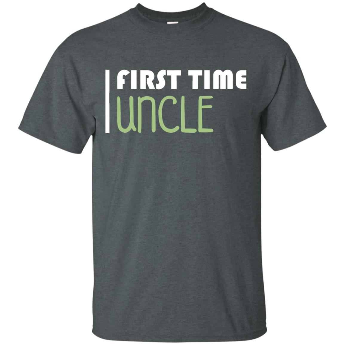 First Time Uncle New Uncle Shirt Dark Heather