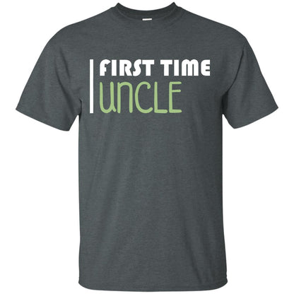 First Time Uncle New Uncle Shirt Dark Heather