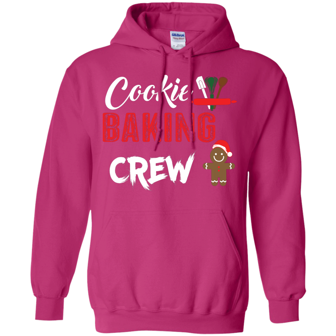 Christmas T-Shirt Cookie Baking Crew Heliconia