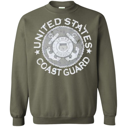 United States Coast Guard T Shirt Military Green