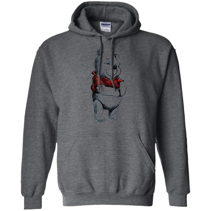 Sketch Of Winnie The Pooh Movie Lover T-shirt Dark Heather