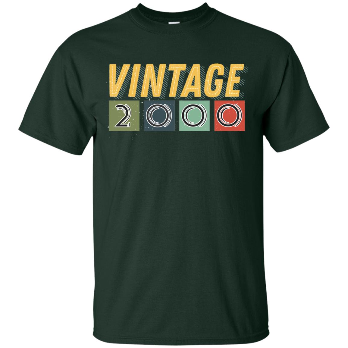 Vintage 2000 18th Birthday Gift Shirt For Mens Or Womens Forest