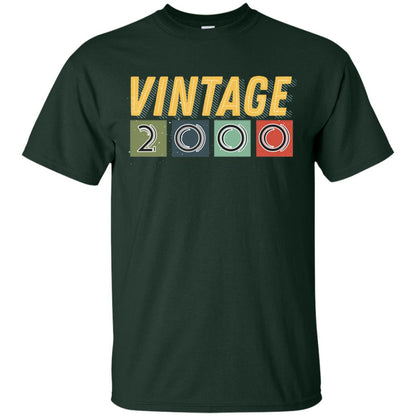 Vintage 2000 18th Birthday Gift Shirt For Mens Or Womens Forest