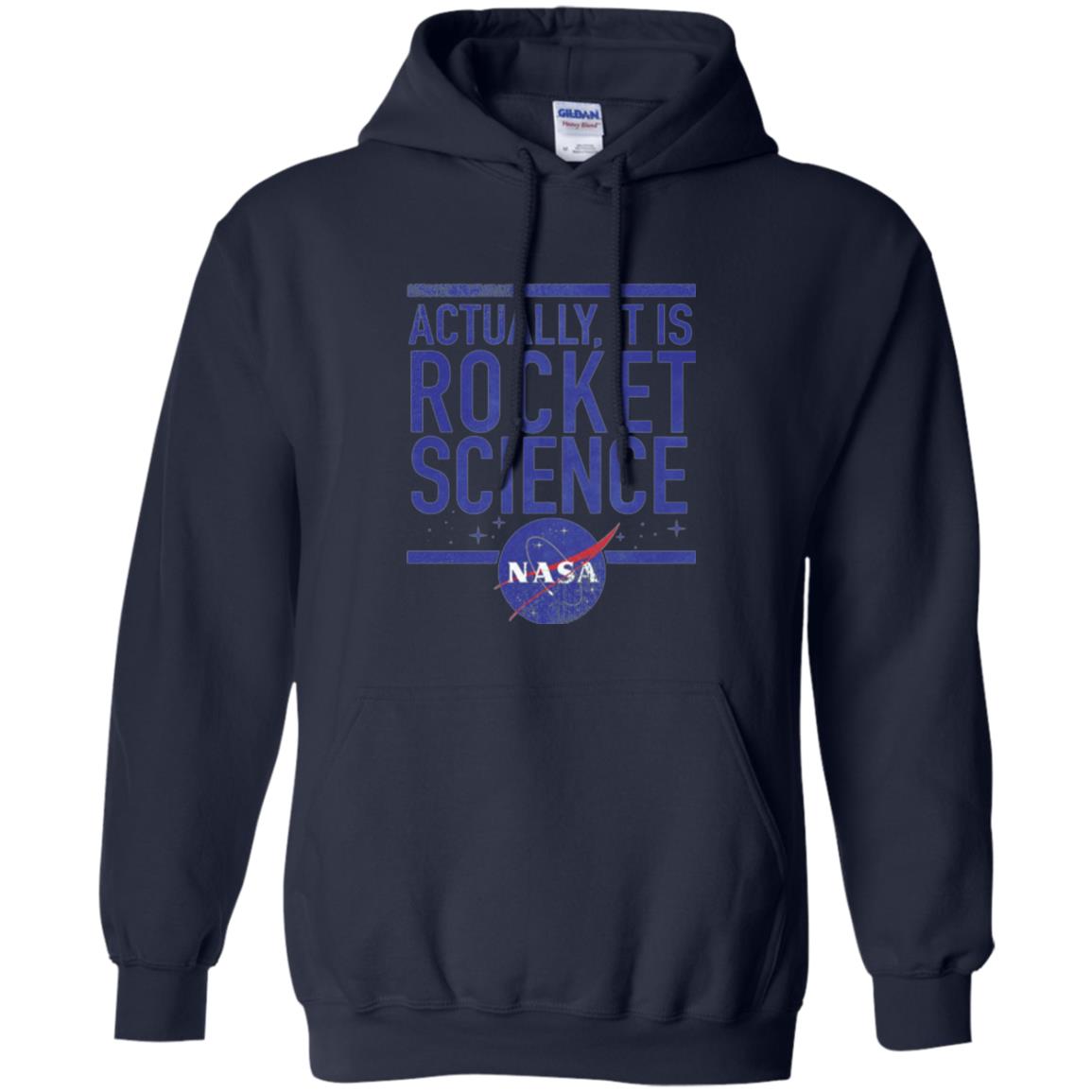 Science T-shirt Actually It Is Rocket Science Graphic Navy