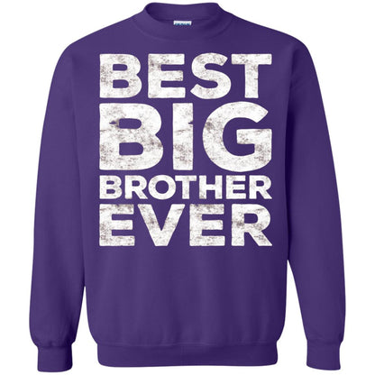 Best Big Brother Ever Family T-shirt Purple