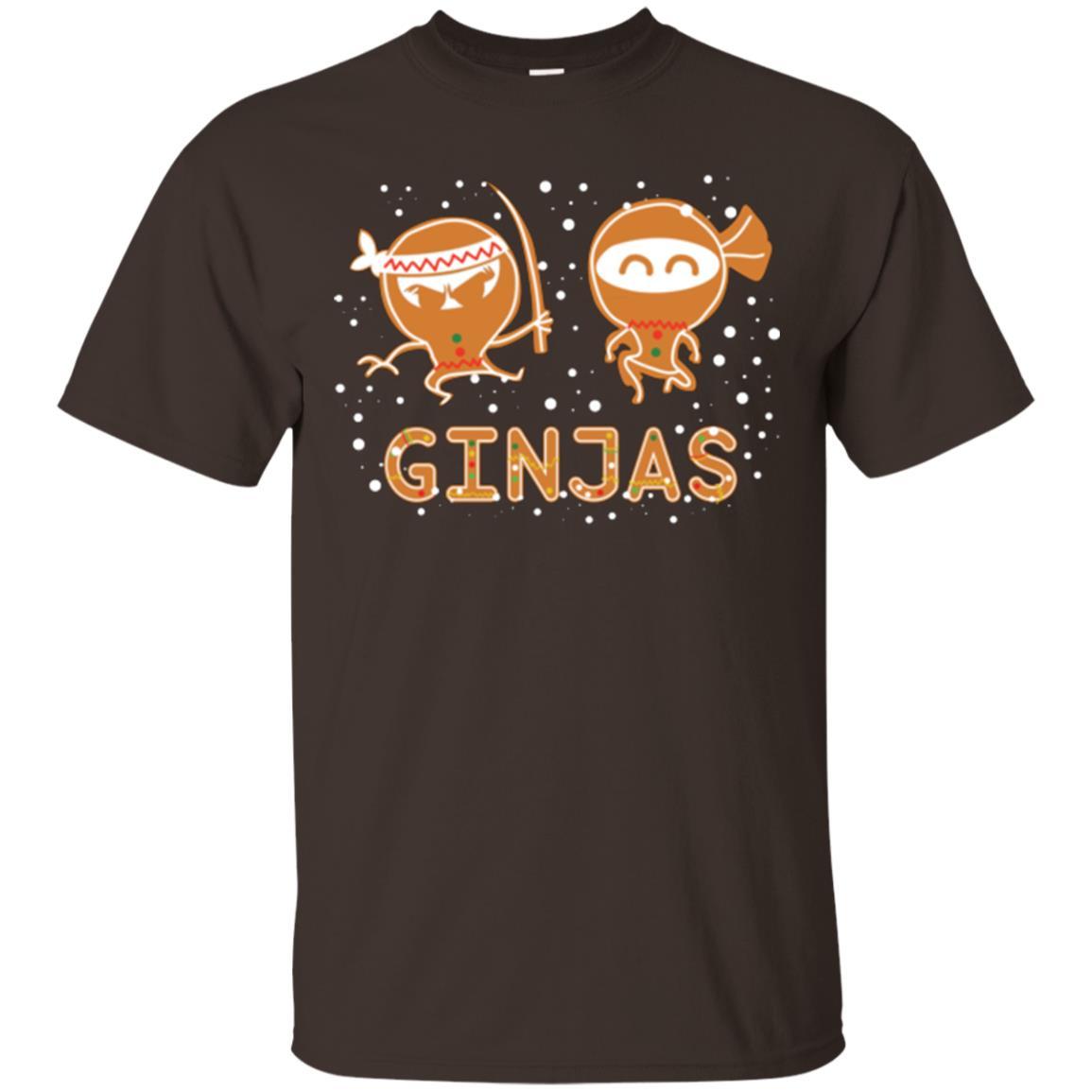 Christmas T-shirt Ginjas Dark Chocolate