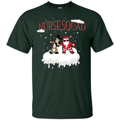 Nurse Squad Nursing X-mas Gift Shirt Forest