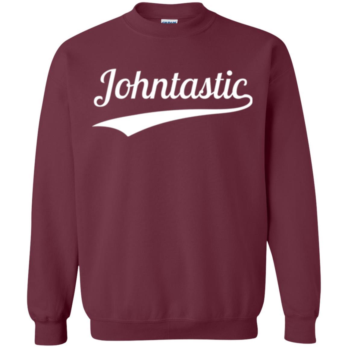 Funny John T-shirt Johntastic Maroon