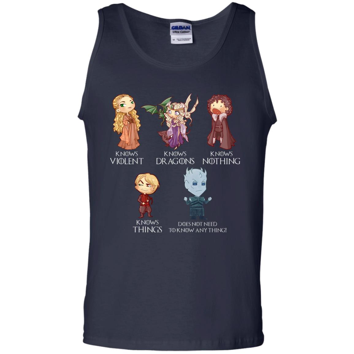 Know Something Game Of Thrones Fan T-shirt Navy