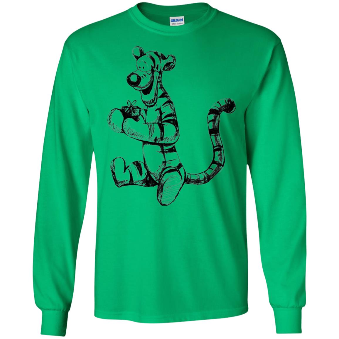 Movie T-shirt Tigger Sketch Irish Green