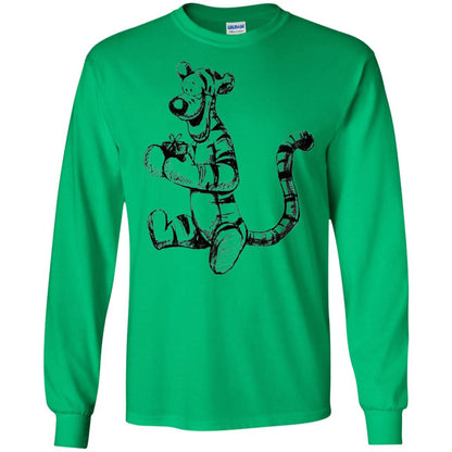 Movie T-shirt Tigger Sketch Irish Green