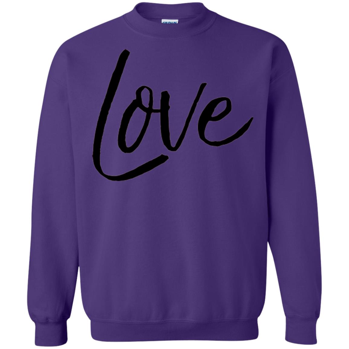 Black Love T-shirt Valentine_s Day Purple