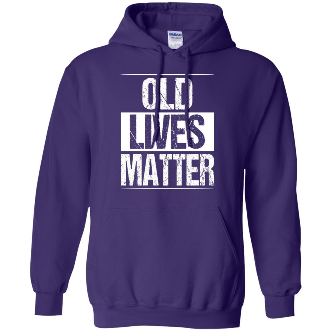 Elderly Seniors T-shirt Old Lives Matter T-shirt Purple